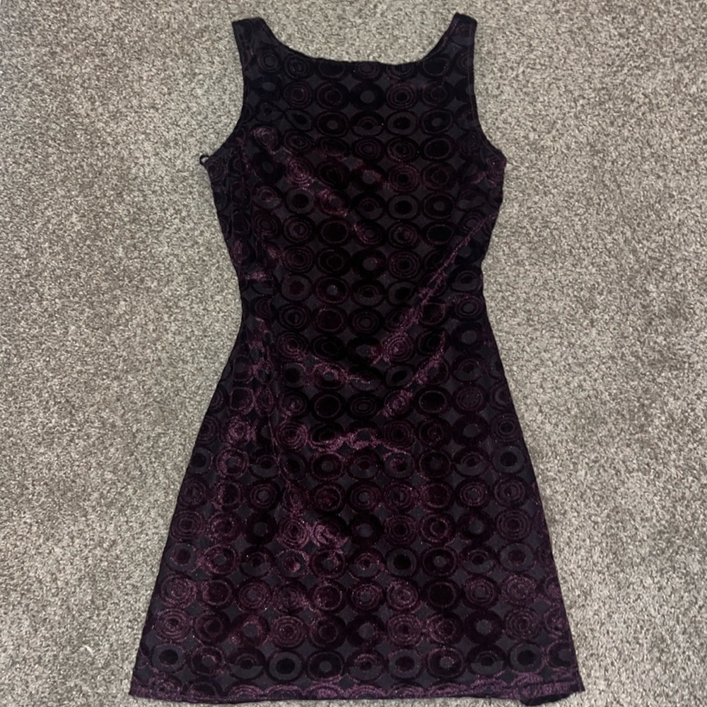 JSC purple NYE dress